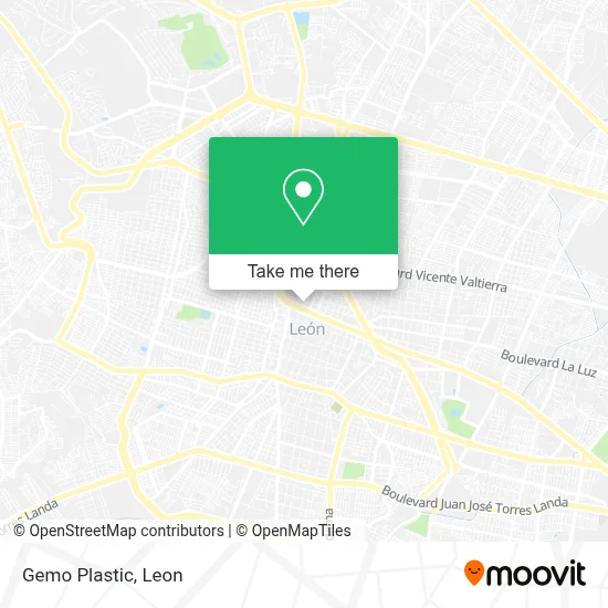 Gemo Plastic map