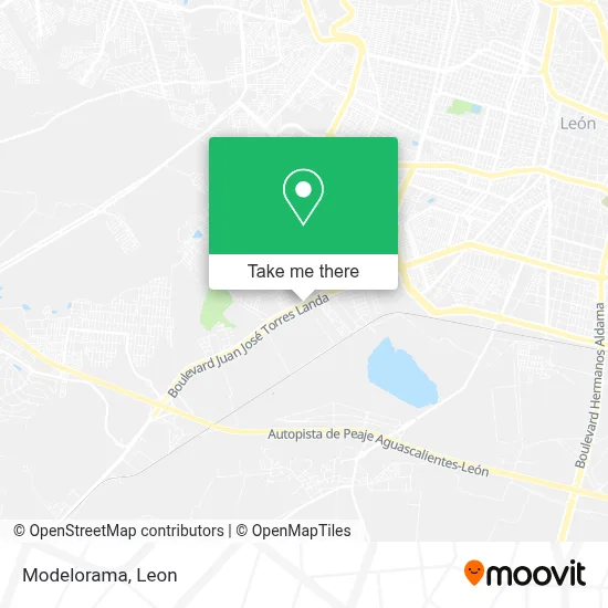 Modelorama map