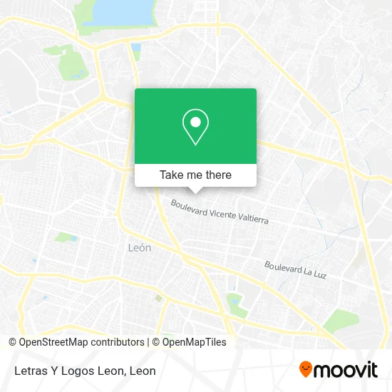 Letras Y Logos Leon map
