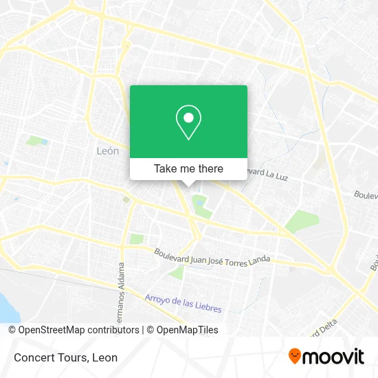 Concert Tours map