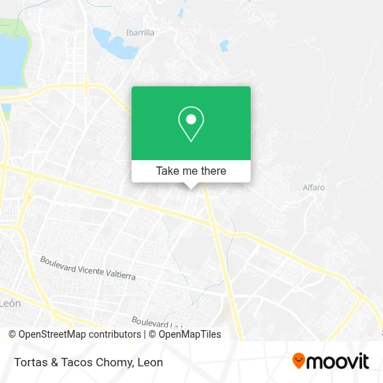 Tortas & Tacos Chomy map