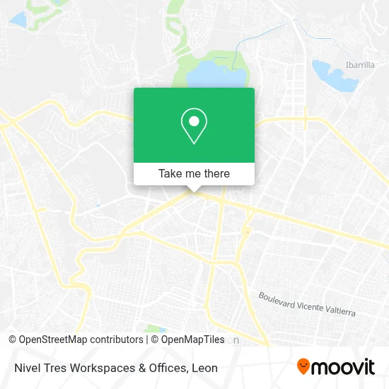 Nivel Tres Workspaces & Offices map
