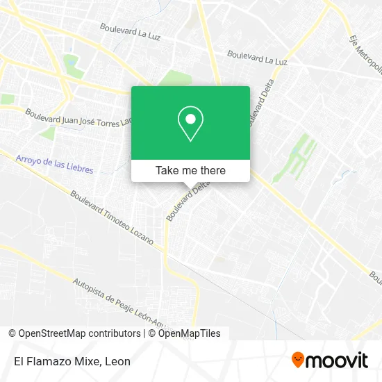 El Flamazo Mixe map
