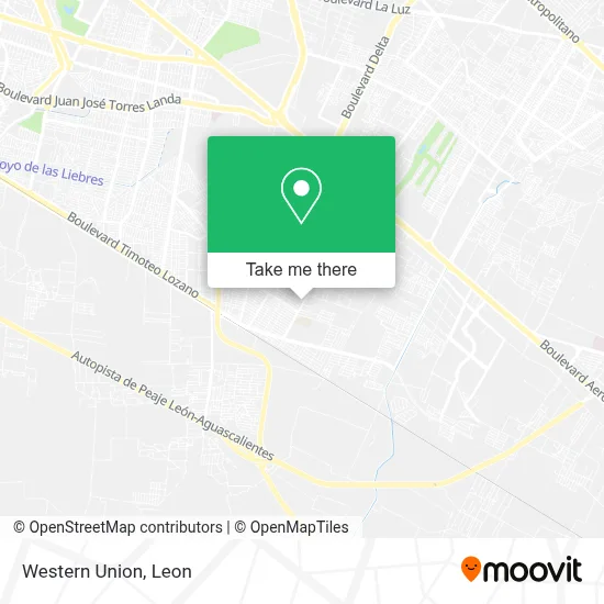 Western Union map