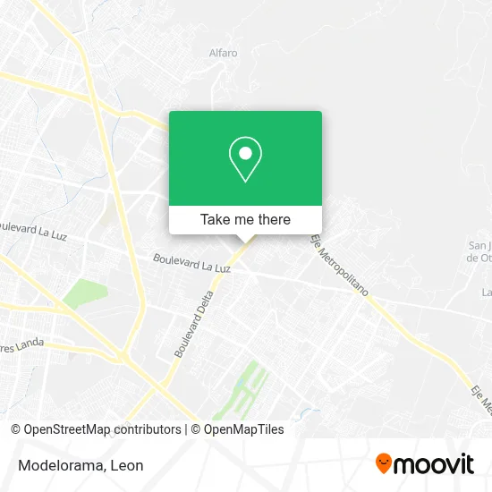 Modelorama map