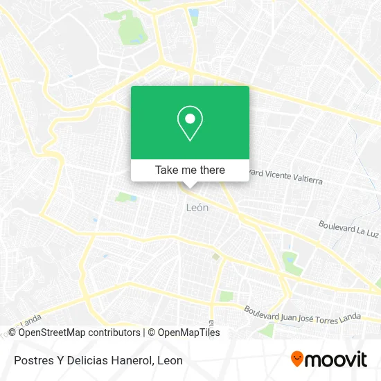 Postres Y Delicias Hanerol map