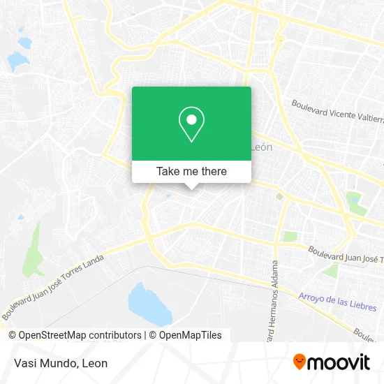 Vasi Mundo map