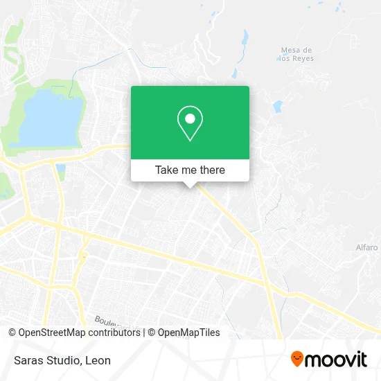 Saras Studio map