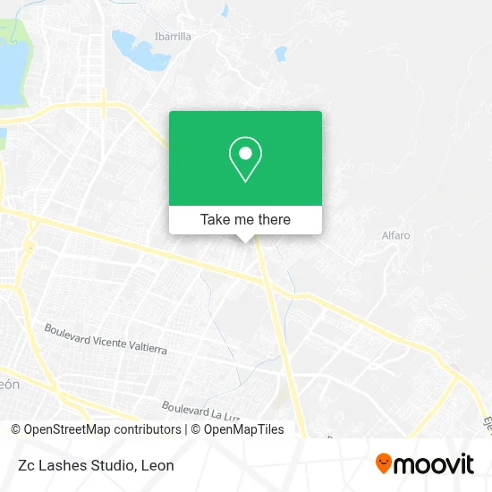 Zc Lashes Studio map