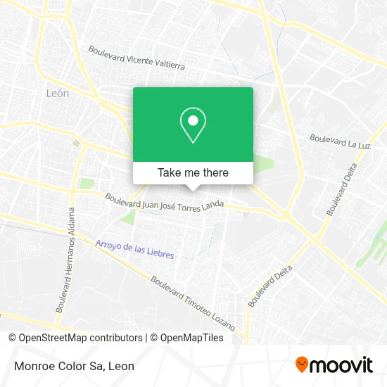 Monroe Color Sa map