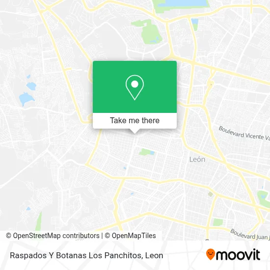 Raspados Y Botanas Los Panchitos map