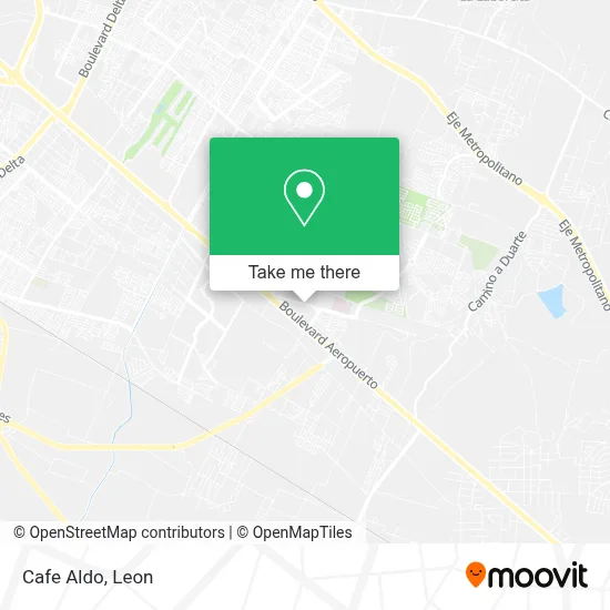 Cafe Aldo map