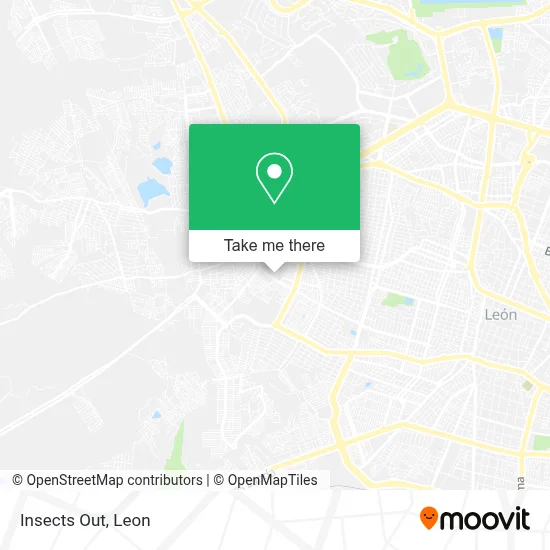 Insects Out map