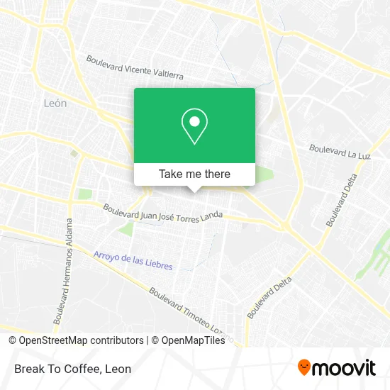 Break To Coffee map