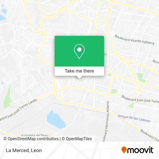 La Merced map