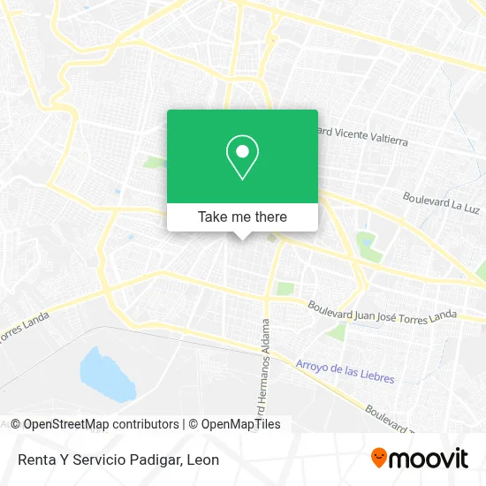 Renta Y Servicio Padigar map