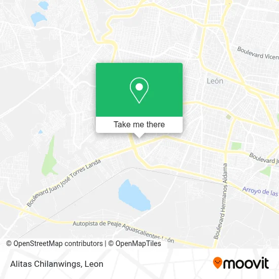 Alitas Chilanwings map