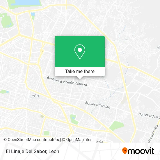 El Linaje Del Sabor map