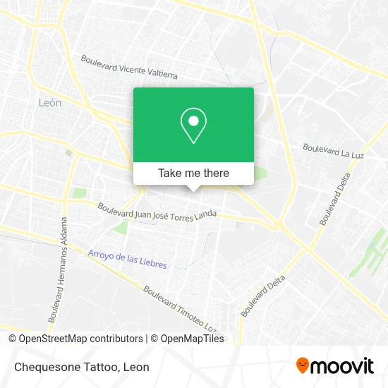 Chequesone Tattoo map