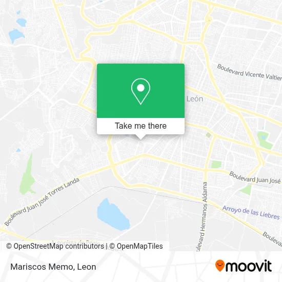 Mariscos Memo map