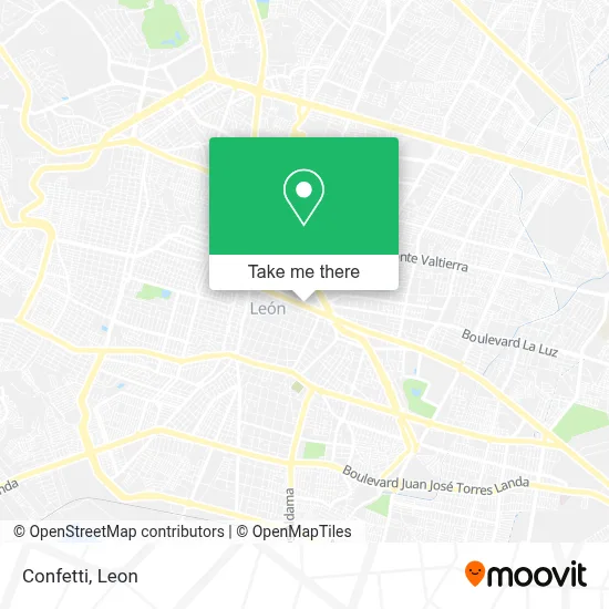Confetti map