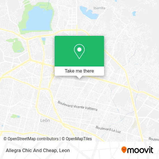 Allegra Chic And Cheap map