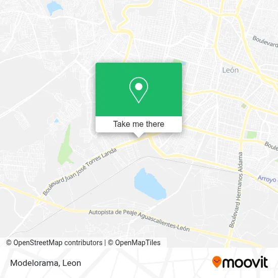 Modelorama map