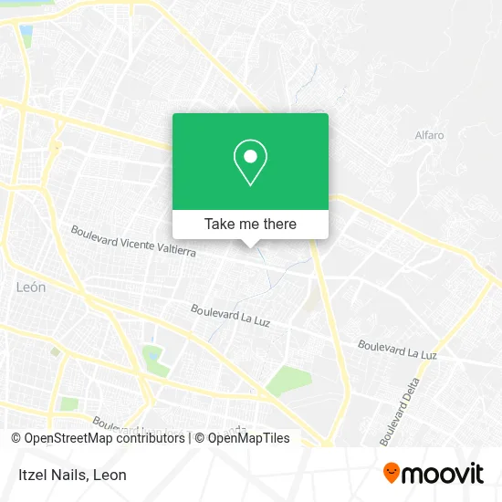 Itzel Nails map