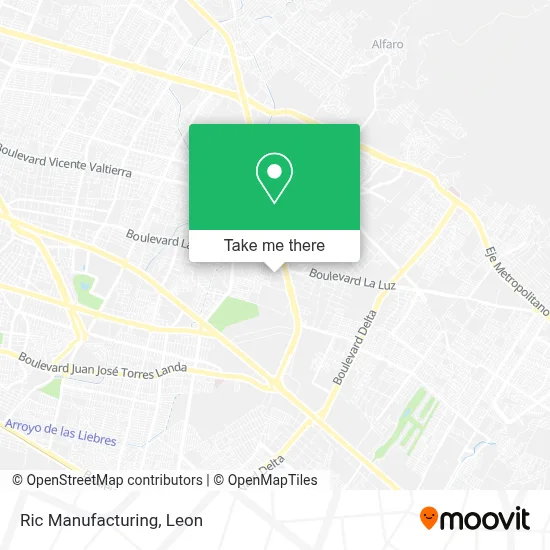 Ric Manufacturing map