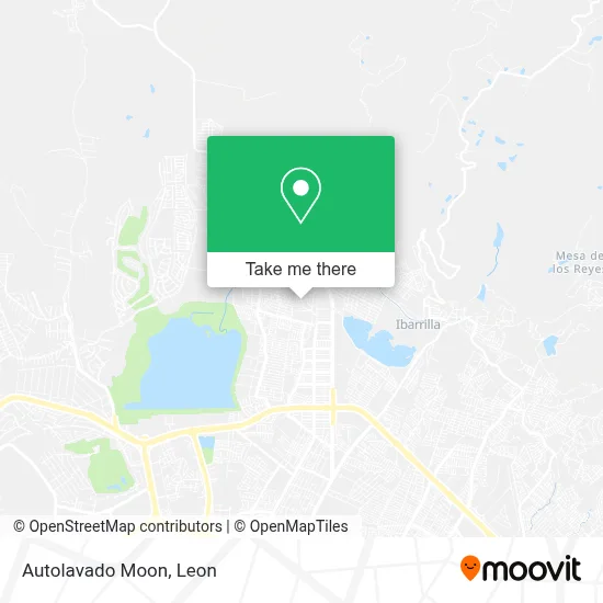 Autolavado Moon map