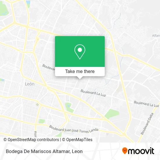 Bodega De Mariscos Altamar map