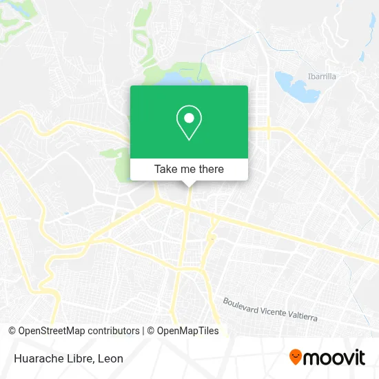 Huarache Libre map