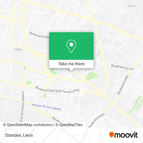 Standex map