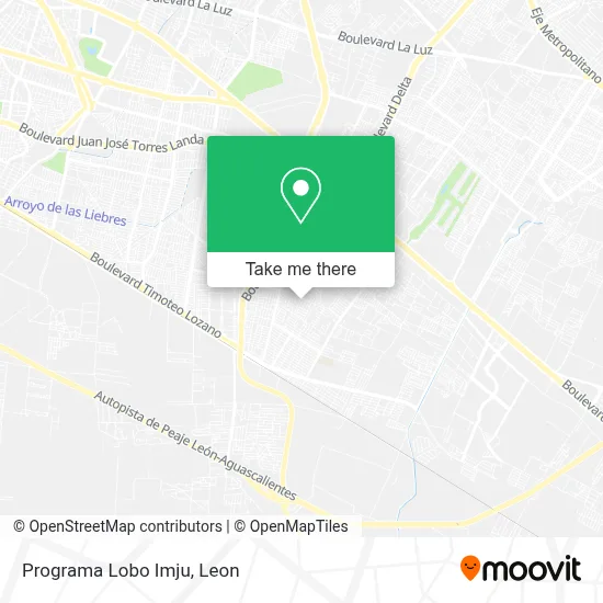 Programa Lobo Imju map