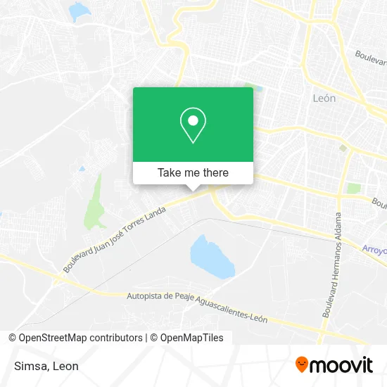 Simsa map