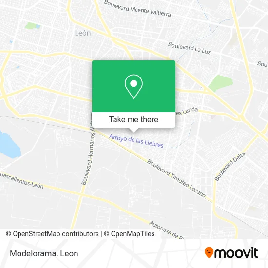 Modelorama map