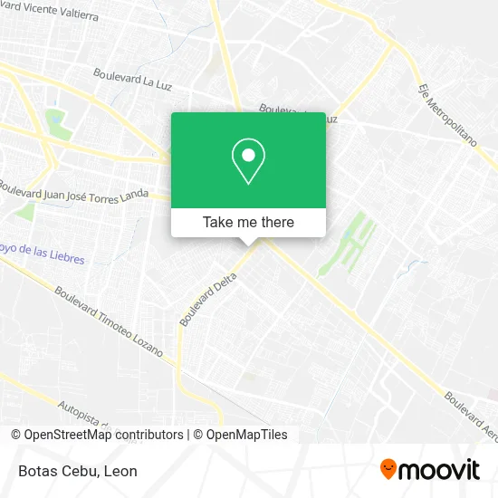Botas Cebu map