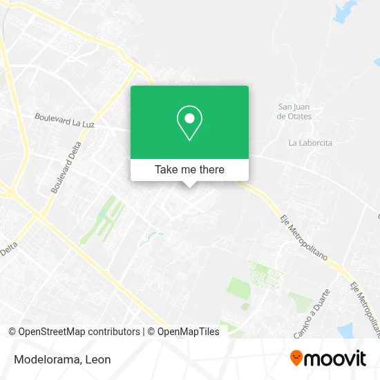 Modelorama map