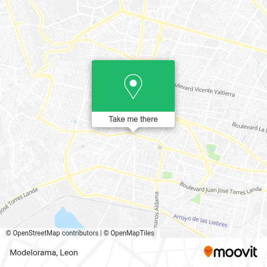 Modelorama map