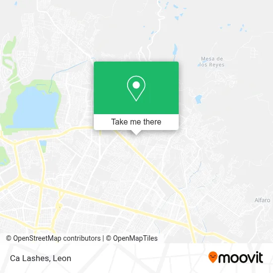 Ca Lashes map