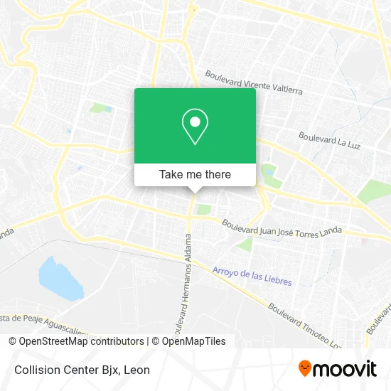 Collision Center Bjx map