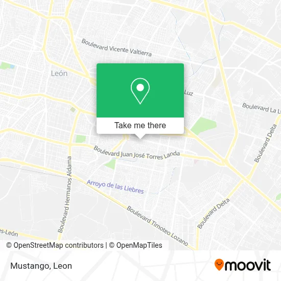 Mustango map