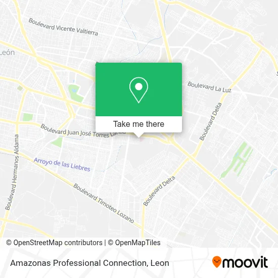 Amazonas Professional Connection map