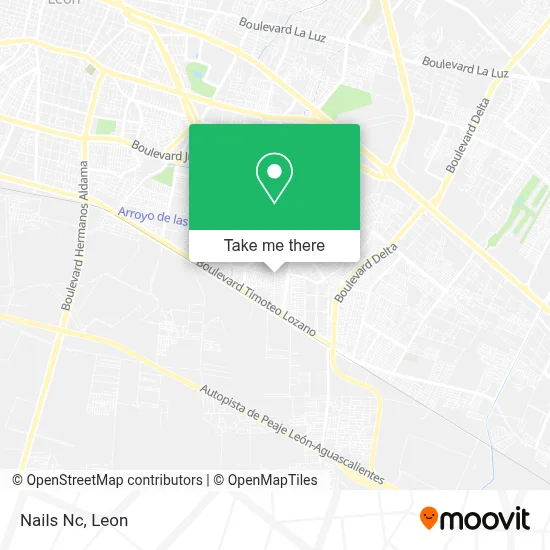 Nails Nc map