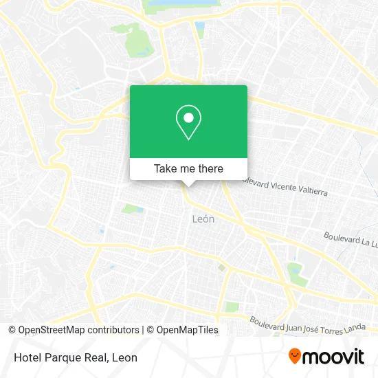 Hotel Parque Real map