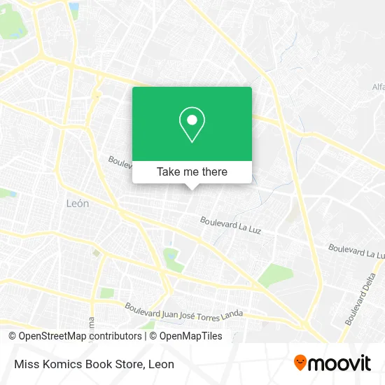 Miss Komics Book Store map