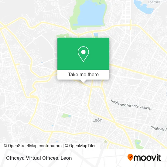 Officeya Virtual Offices map