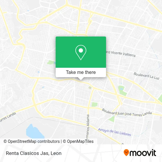 Renta Clasicos Jas map