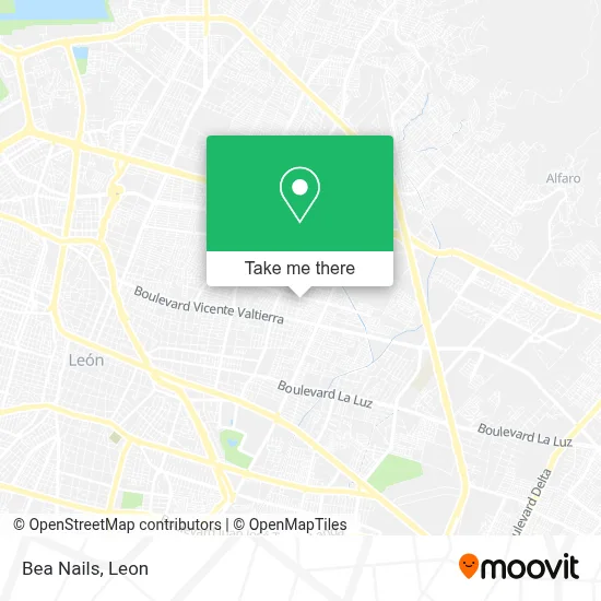 Bea Nails map