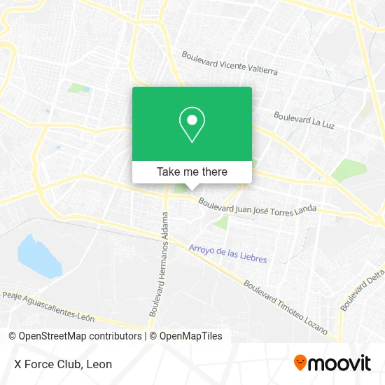 X Force Club map
